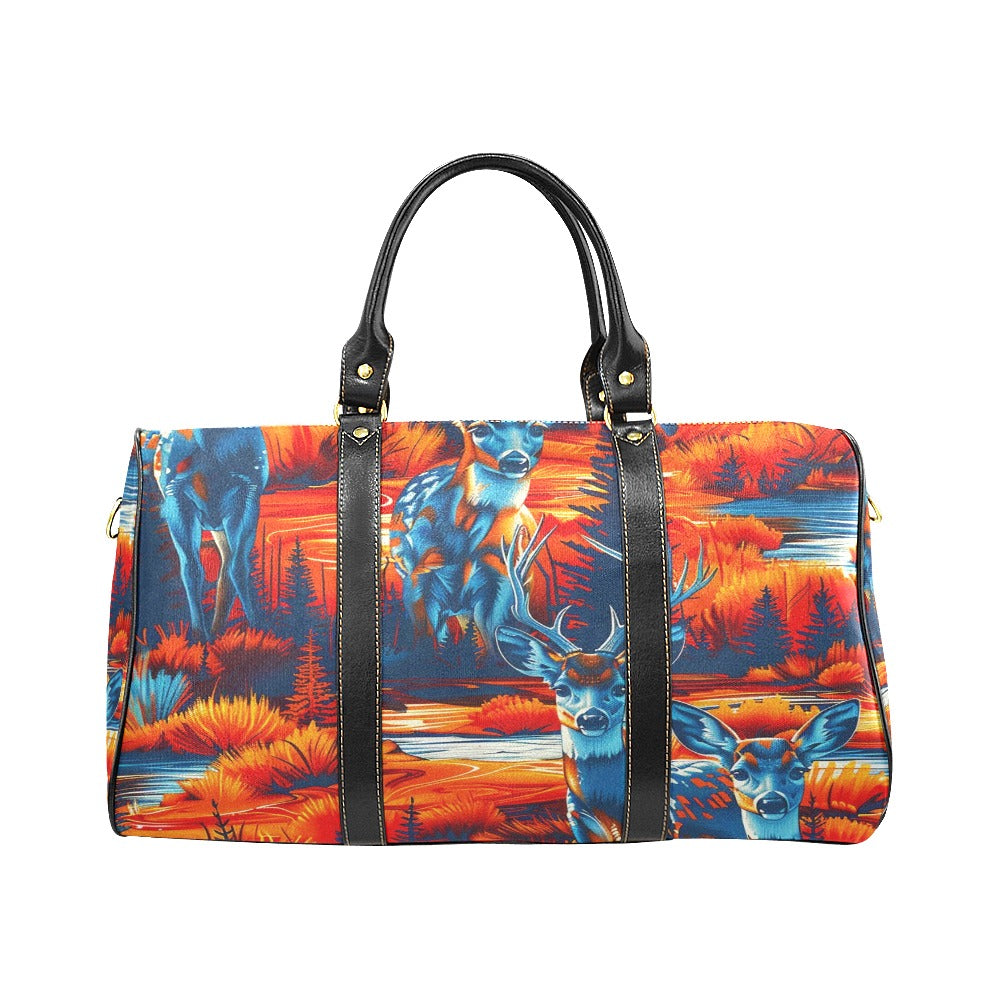 Deer Family Small Travel Bag