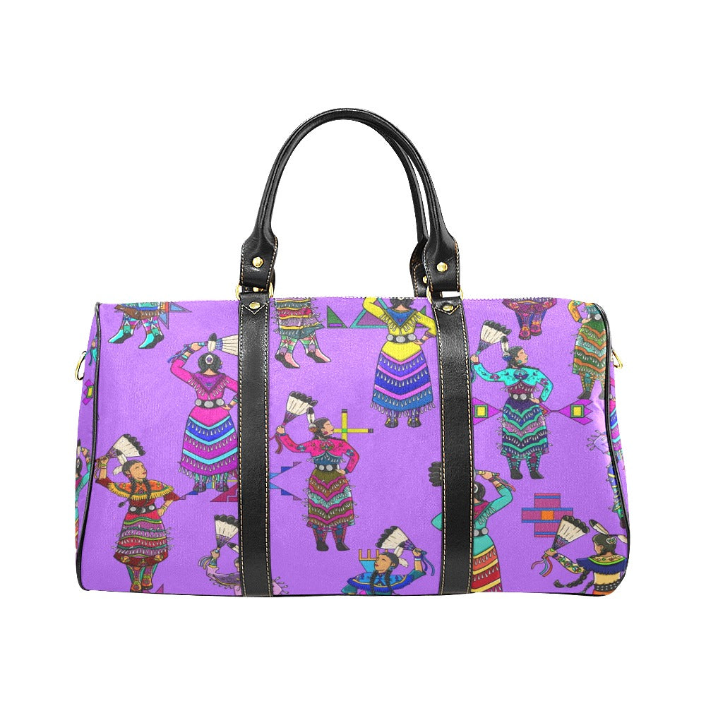 Women's Jingle Dancers Purple Small Travel Bag