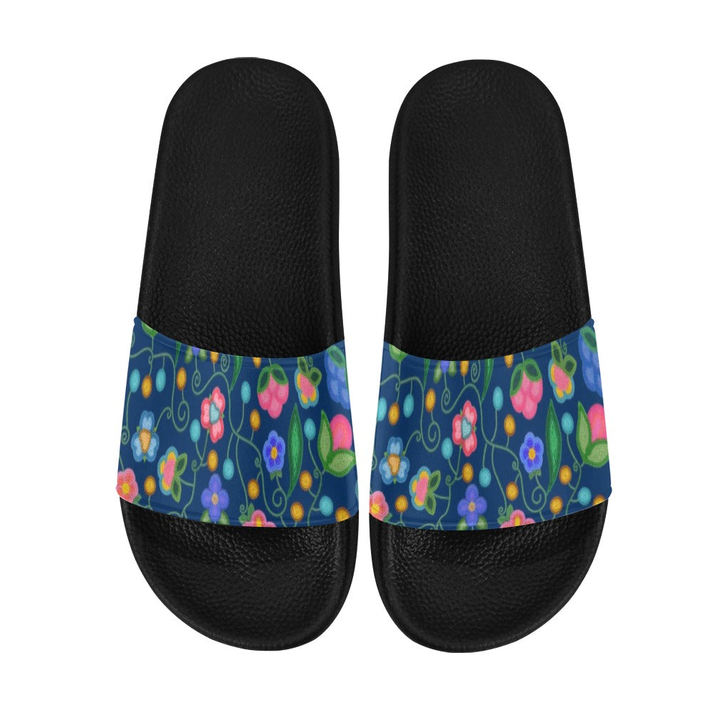 Skyberry Serenade Navy Slide Sandals