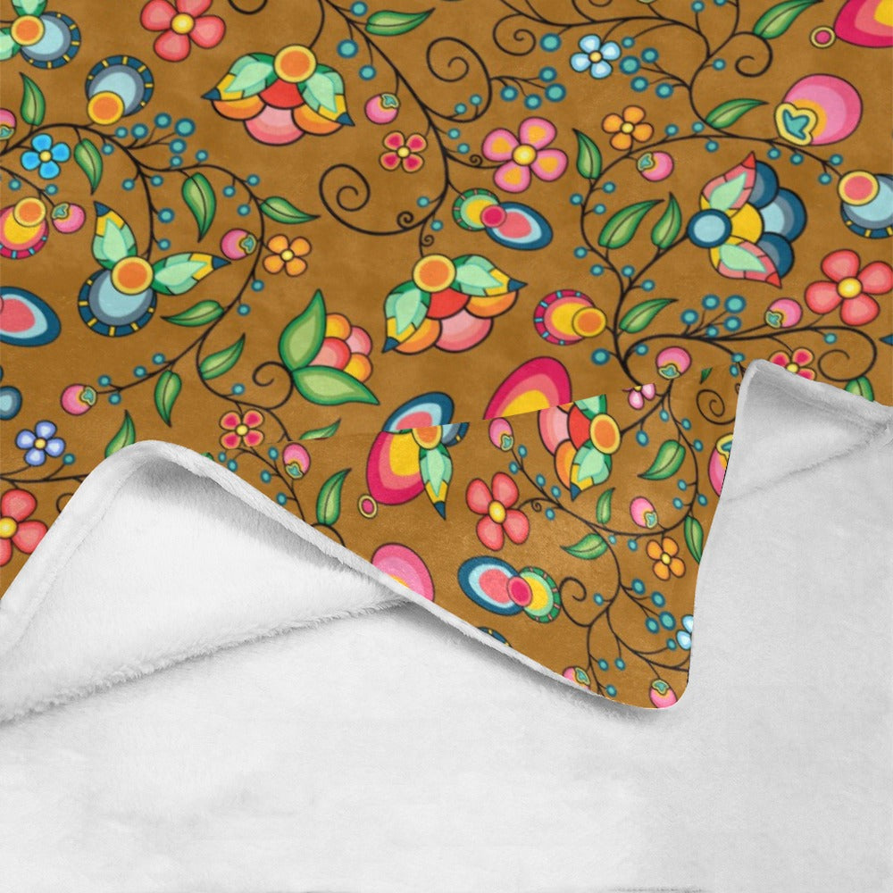Floral Bounty Fall Leaves Ultra-Soft Micro Fleece Blanket 50"x60"