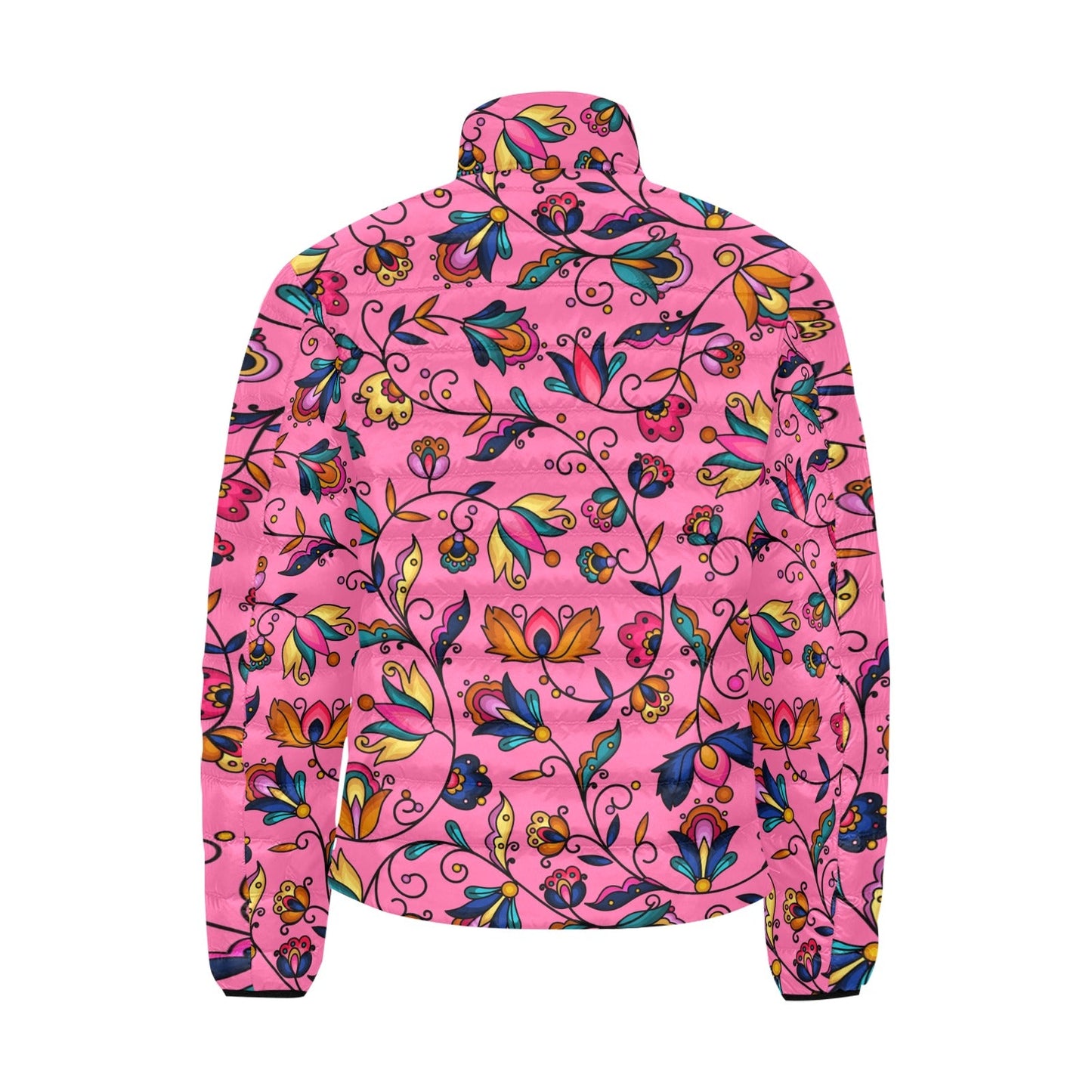 Copper Prairie Petals Pink Padded Jacket