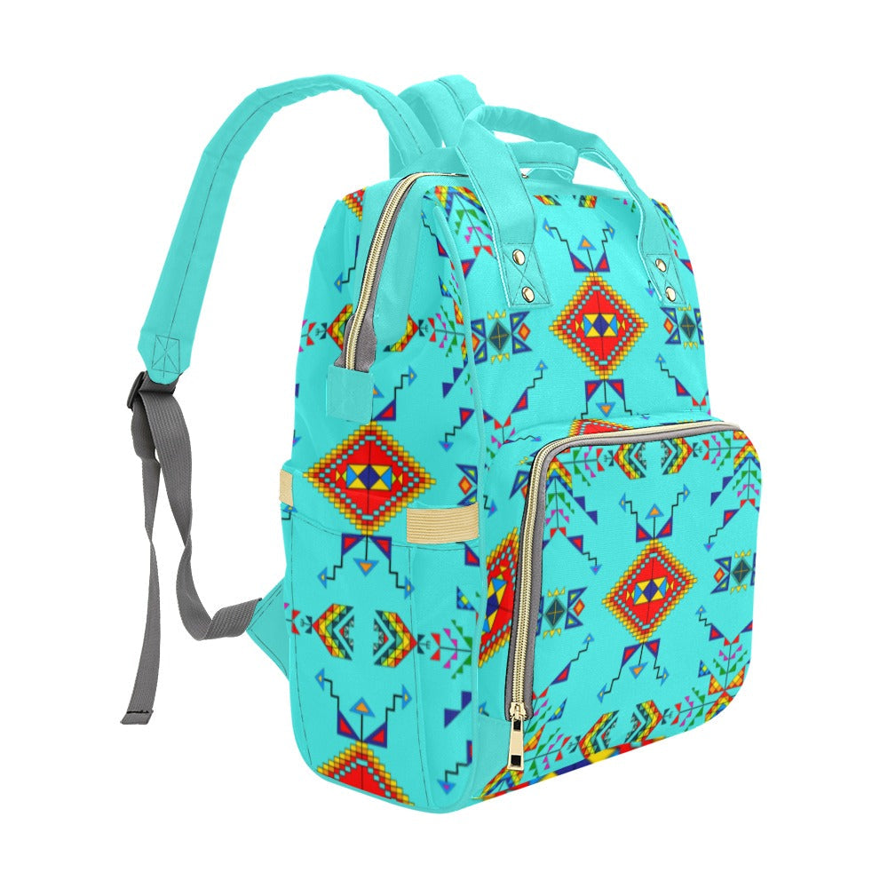 Buffalo Jump Turquoise Multi-Function Diaper Backpack/Diaper Bag