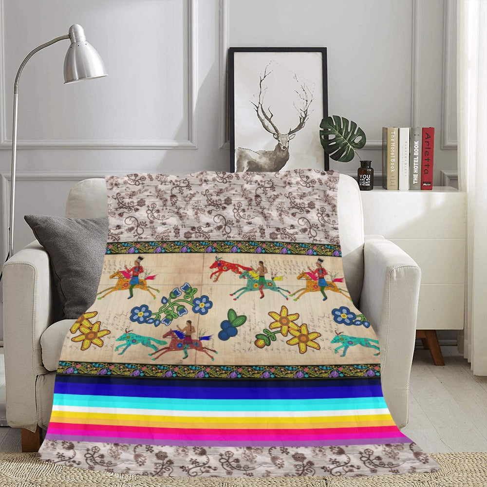 Brothers Race X-Large Micro Fleece Blanket