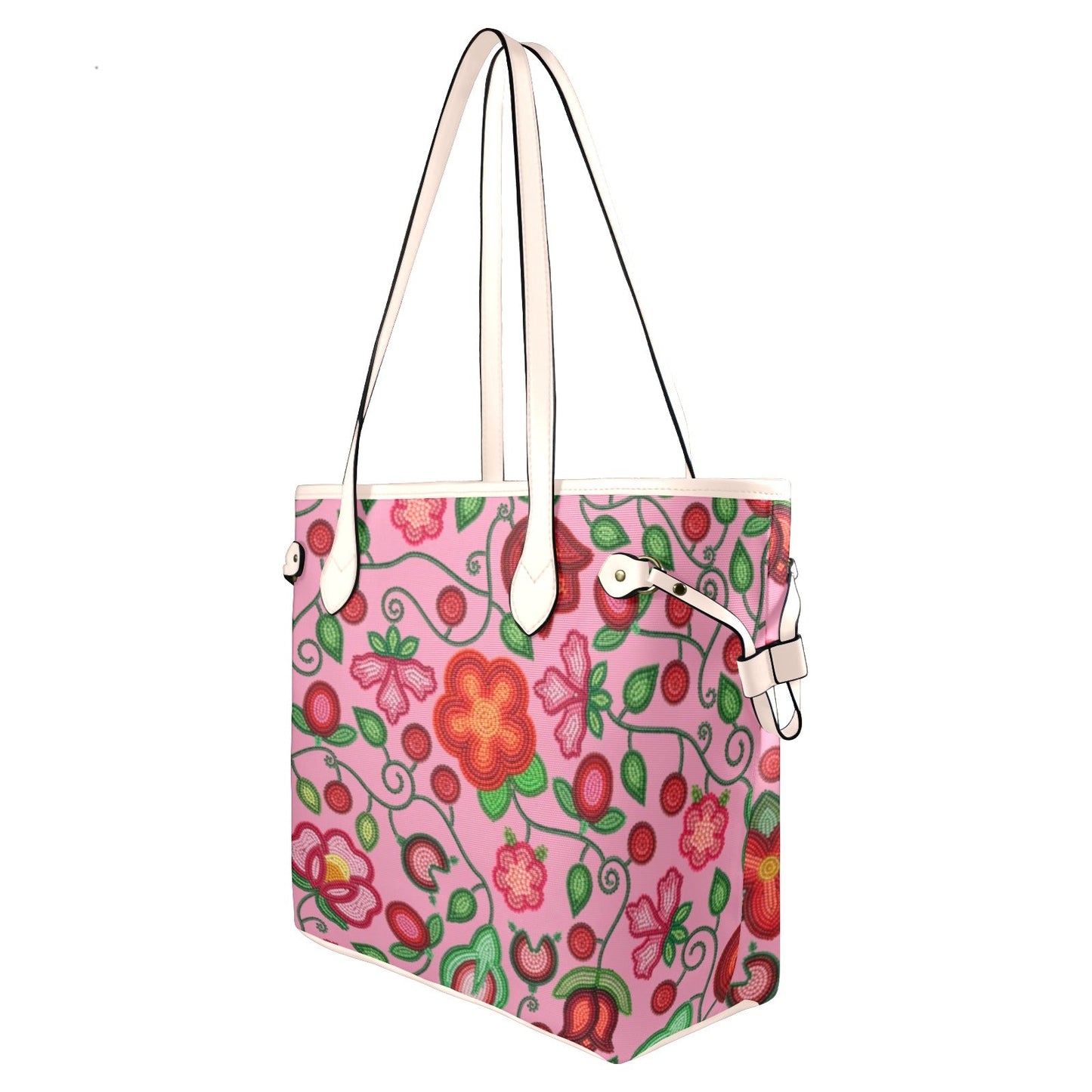 Rose Reverie Pink Clover Canvas Tote