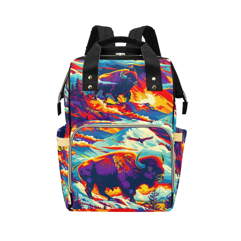 Sunset Animals Diaper Bag