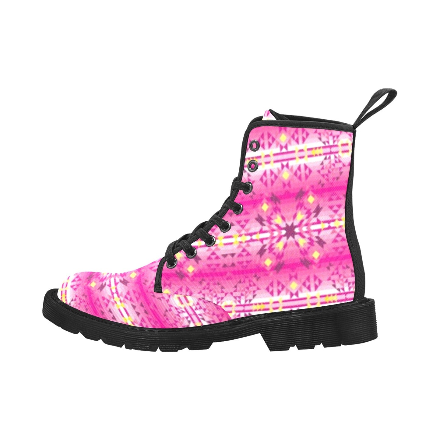 Pink Star Boots for Men