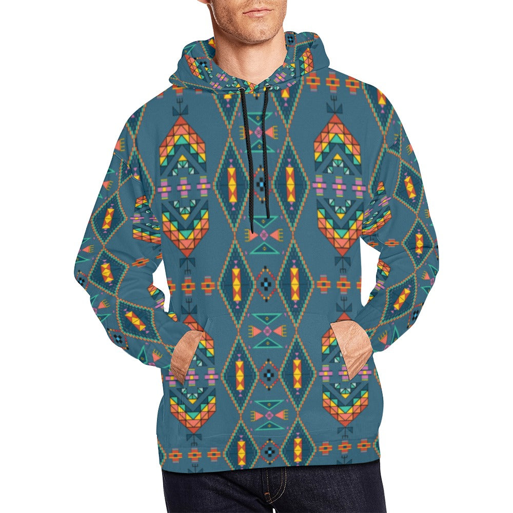 Travois Tipi Deep Lake Hoodie for Men
