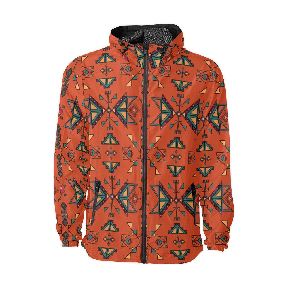 Arrow Dawn Orange Men's Windbreaker