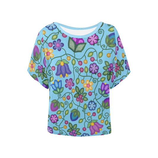 Bloom Uplift Sky Batwing Blouse