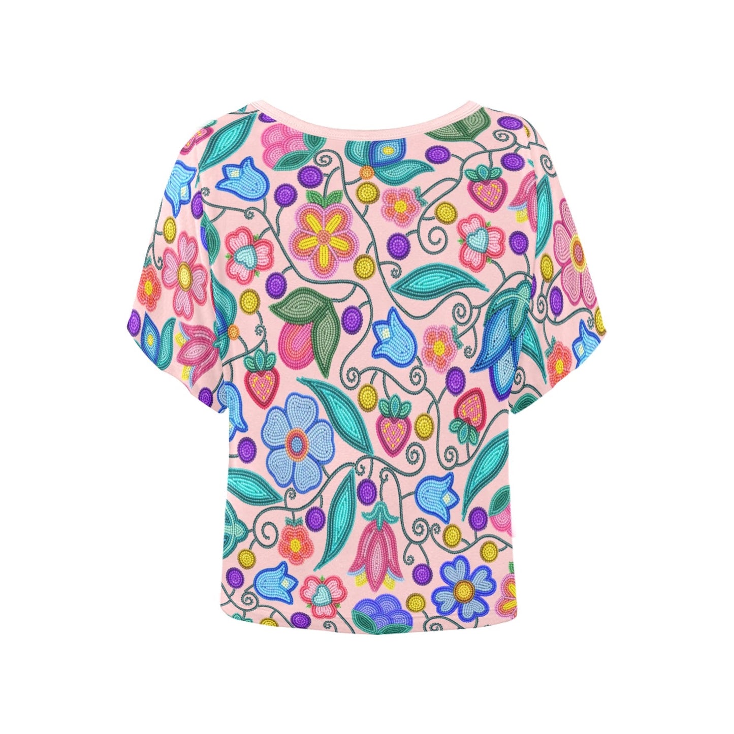 Sweet Offering Pink Batwing Blouse