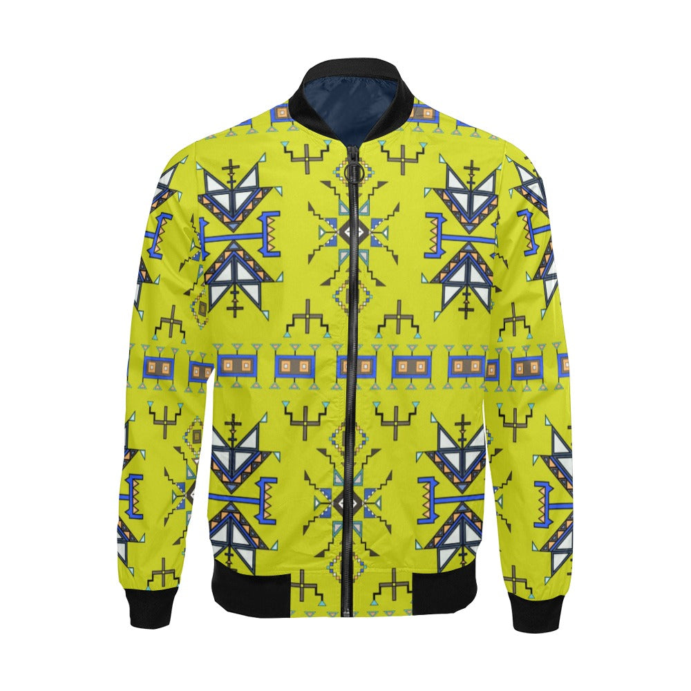 Eagle Strike Lime Bomber Jacket for Men
