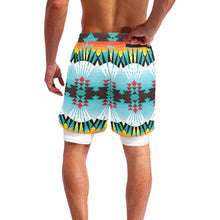 Load image into Gallery viewer, ribbonwork bustle Men&#39;s Sports Shorts with Compression Liner
