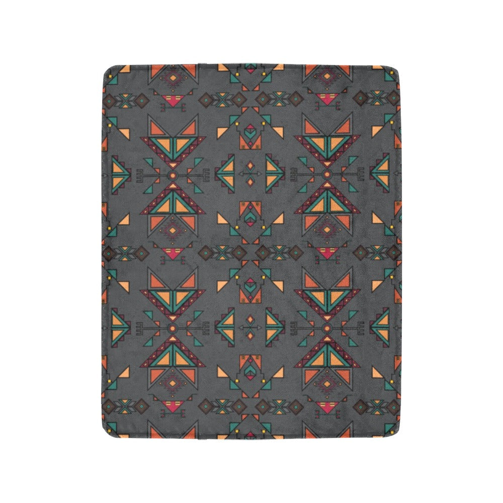 Arrow dawn Gray Ultra-Soft Micro Fleece Blanket 40"x50"