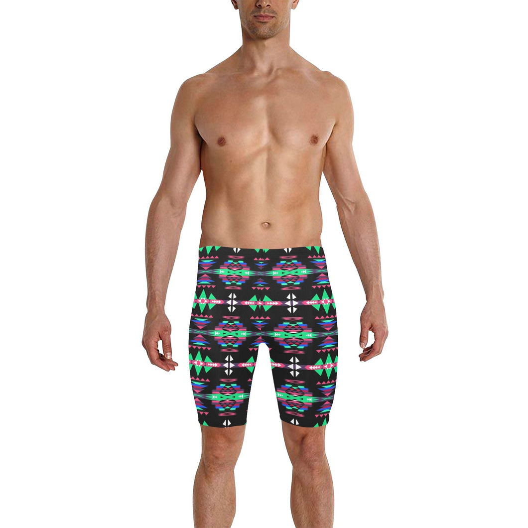 River Trail Journey Men's Knee Length Swimming Trunks