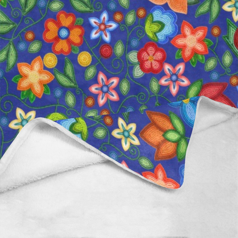 Morning Harmony Sapphire Ultra-Soft Micro Fleece Blanket 40"x50"