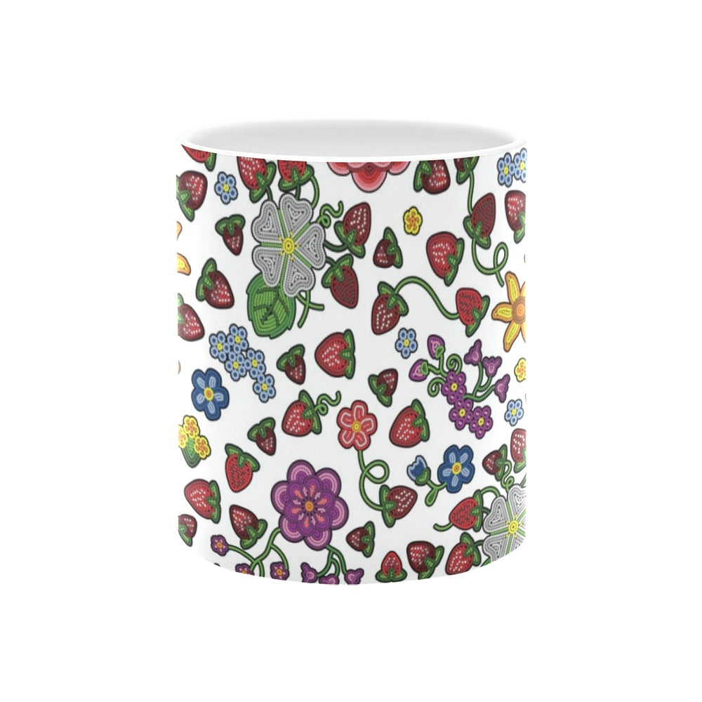 Berry Pop White Mug