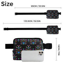 Load image into Gallery viewer, Dakota Damask Black Belt Bag
