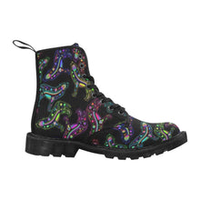 Load image into Gallery viewer, Neon Floral Wolves Boots for Men
