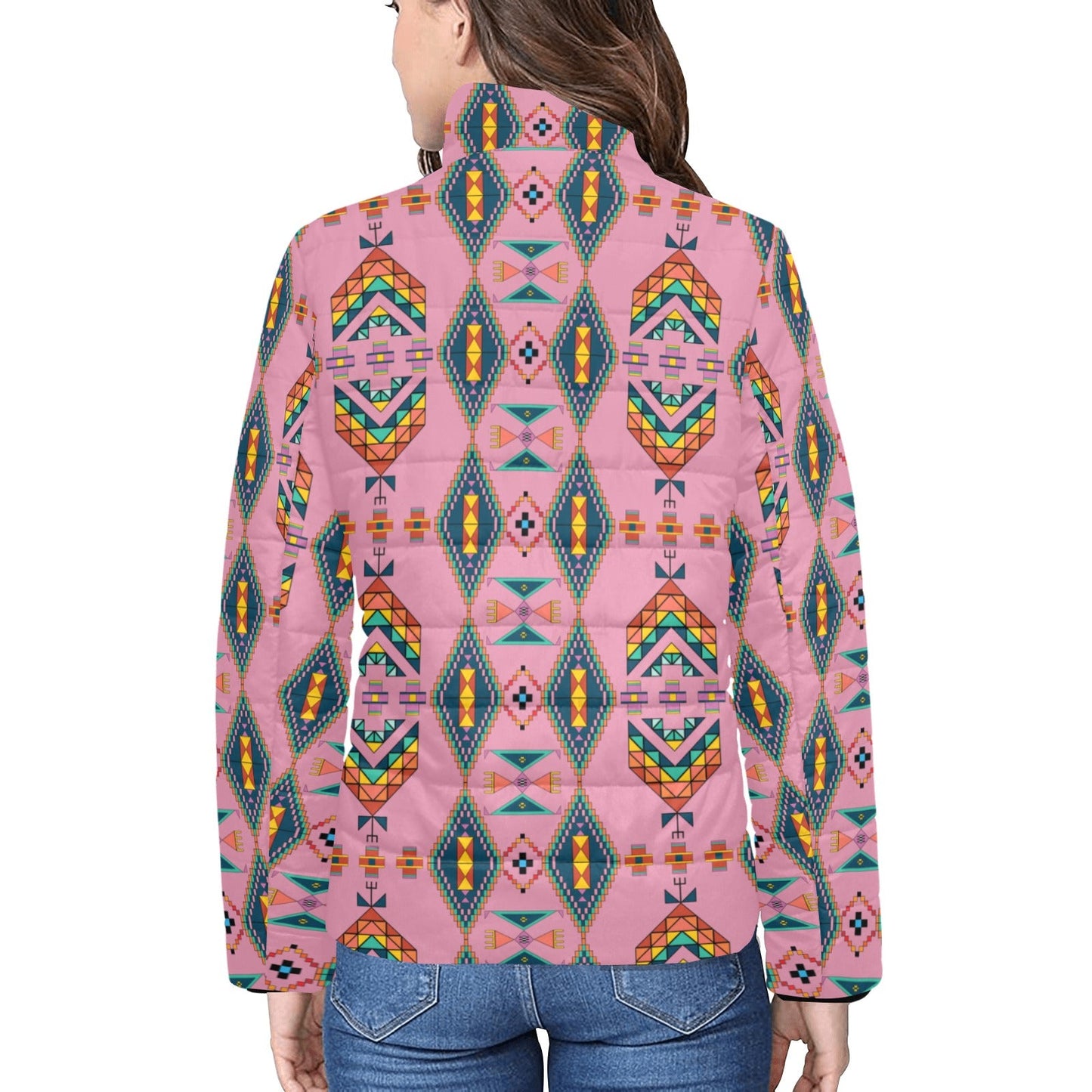 Travois Tipi Dusky Sunset Women's Padded Jacket