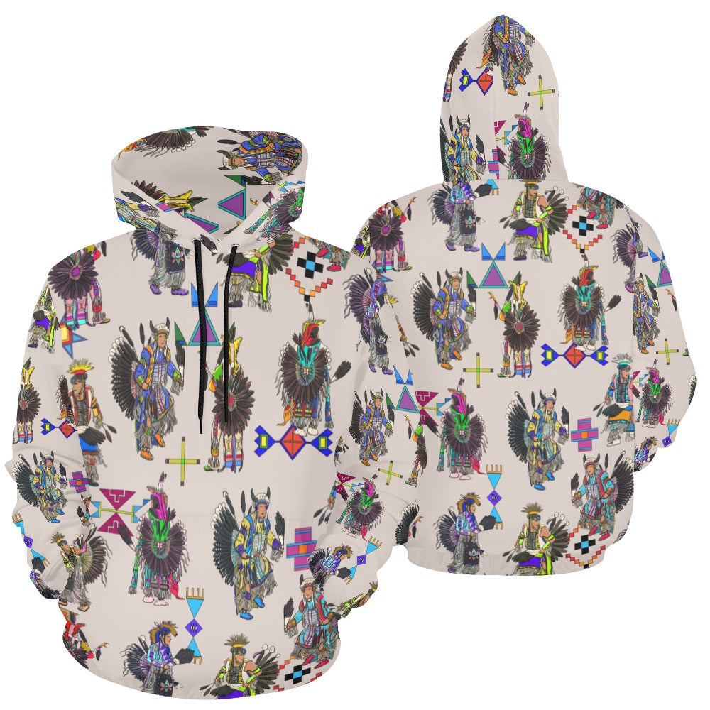 Men's Tradish Dancers Muslin White Hoodie for Women