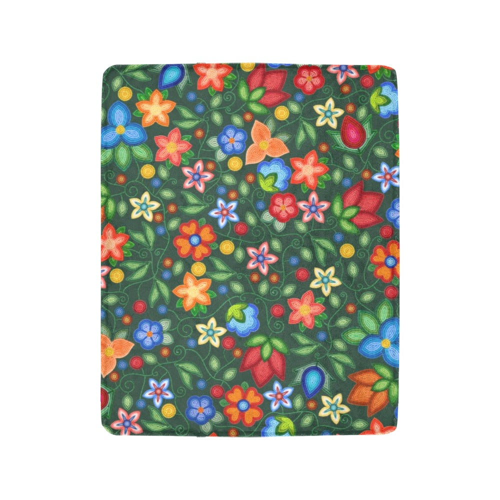 Morning Harmony Forest Small Micro Fleece Blanket