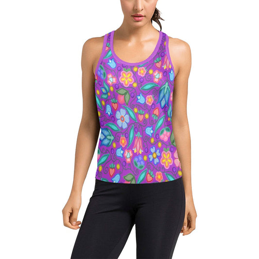 Sweet Offering Purple Racerback Tank Top