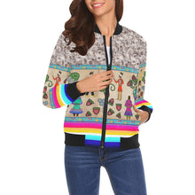 Load image into Gallery viewer, Love Stories Bomber Jacket for Women
