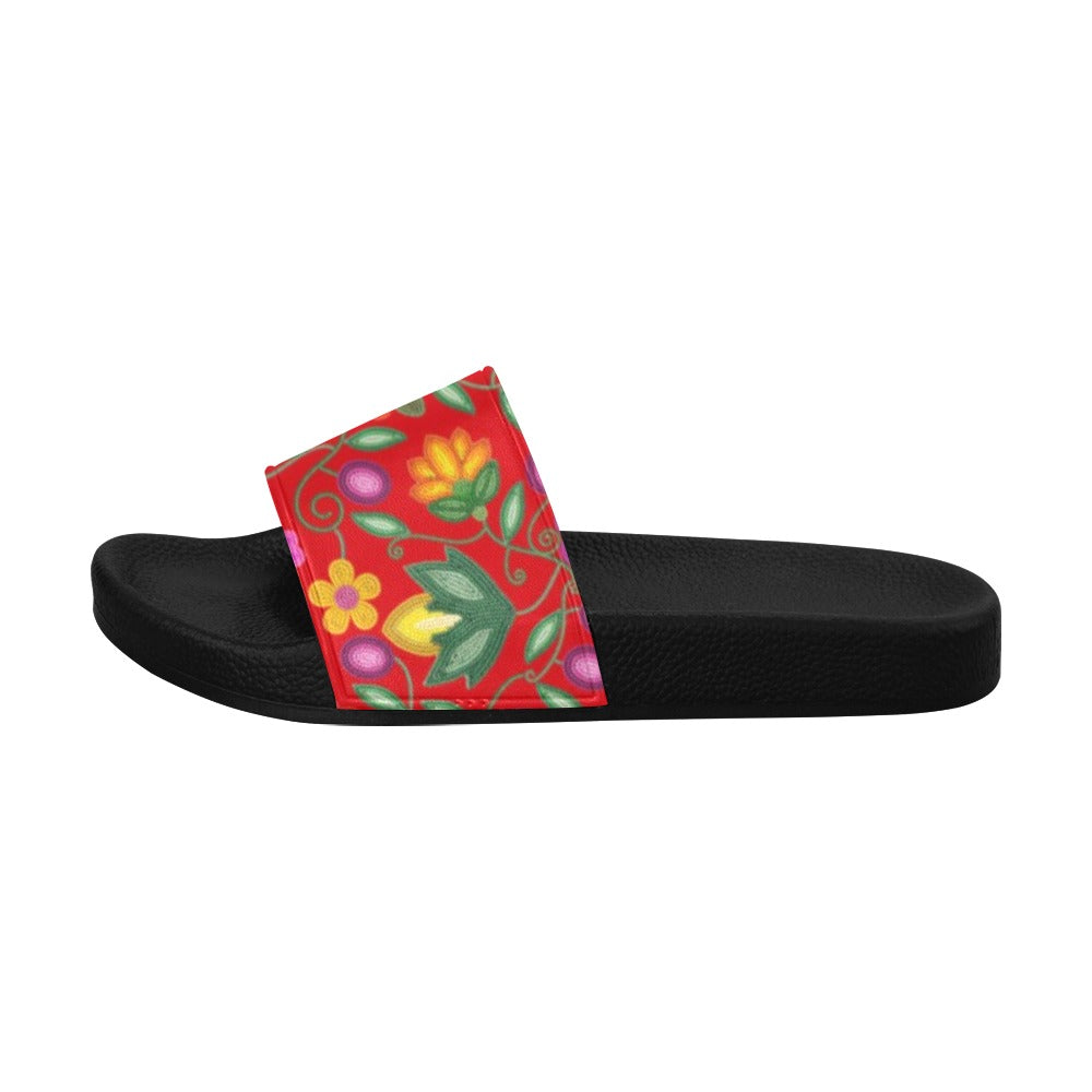 Boreal Bounty Red Slide Sandals