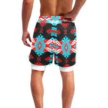 Load image into Gallery viewer, Sovereign Nation Trade Men&#39;s Sports Shorts with Compression Liner
