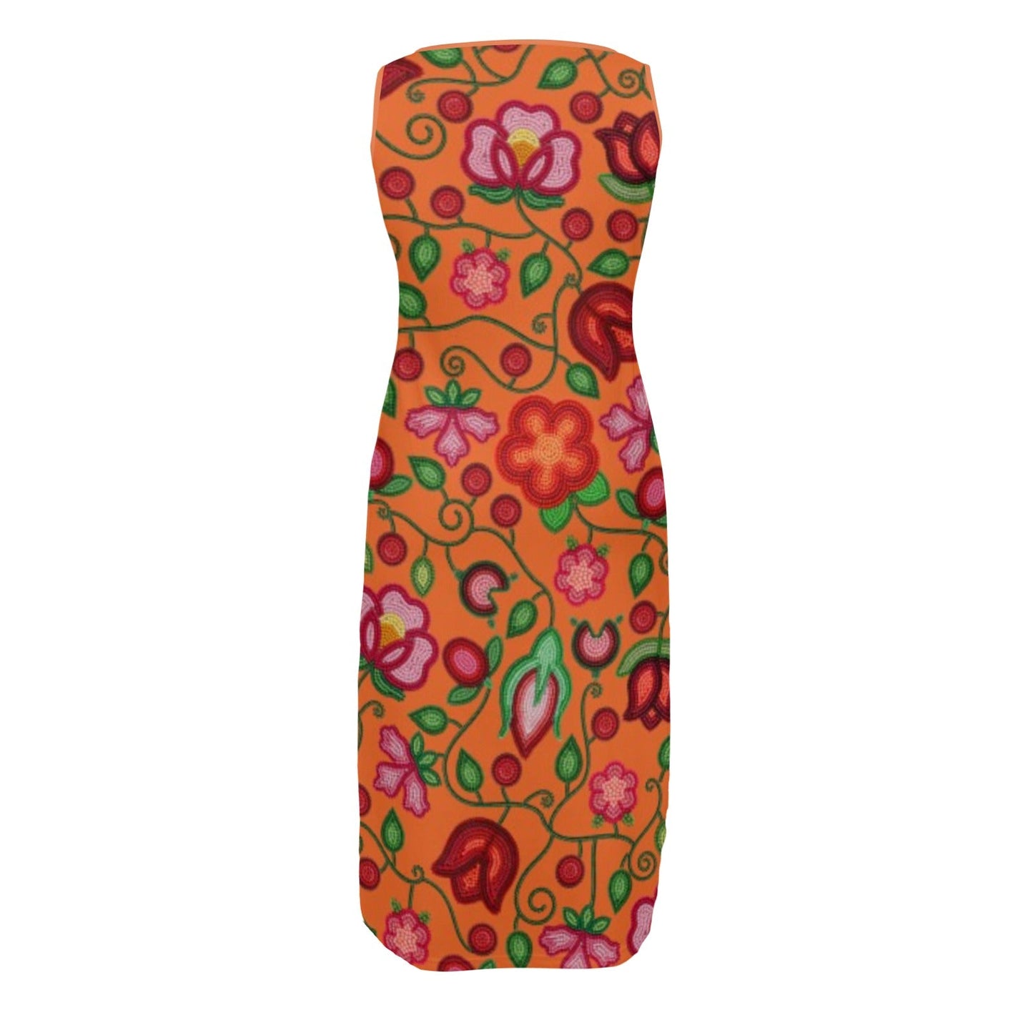 Rose Reverie Orange Phaedra Dress