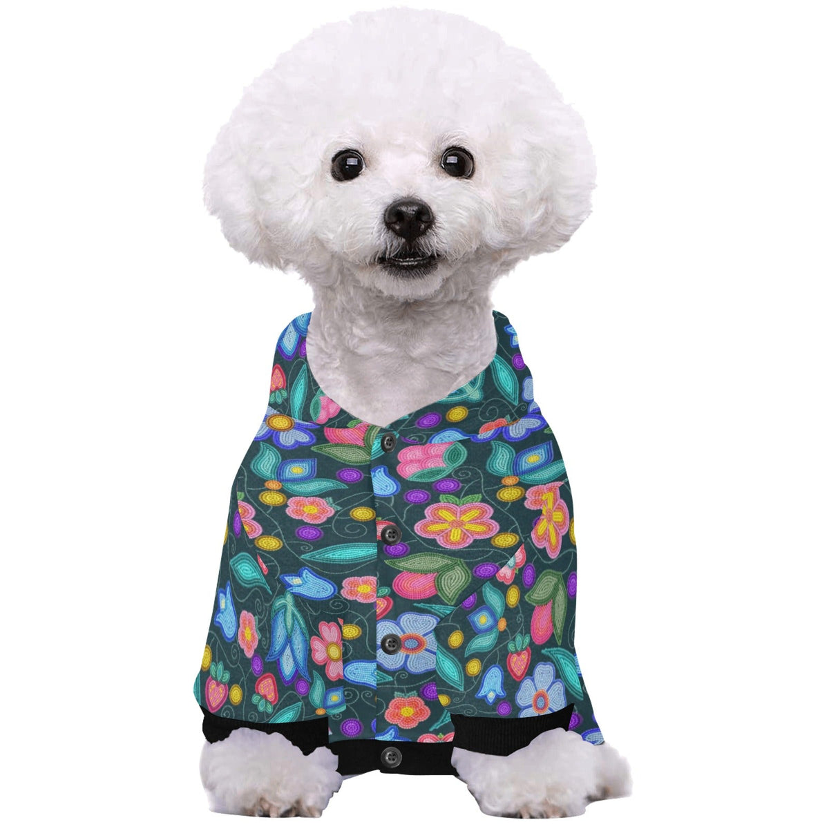 Sweet Offering Dark Teal Pet Hoodie