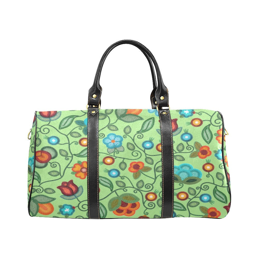 Prairie Fire Petals Sage Small Travel Bag