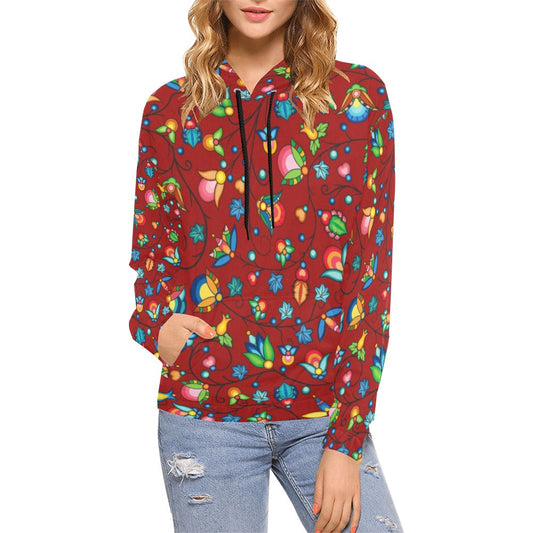 Prairie Plains Spirit Red Hoodie for Women