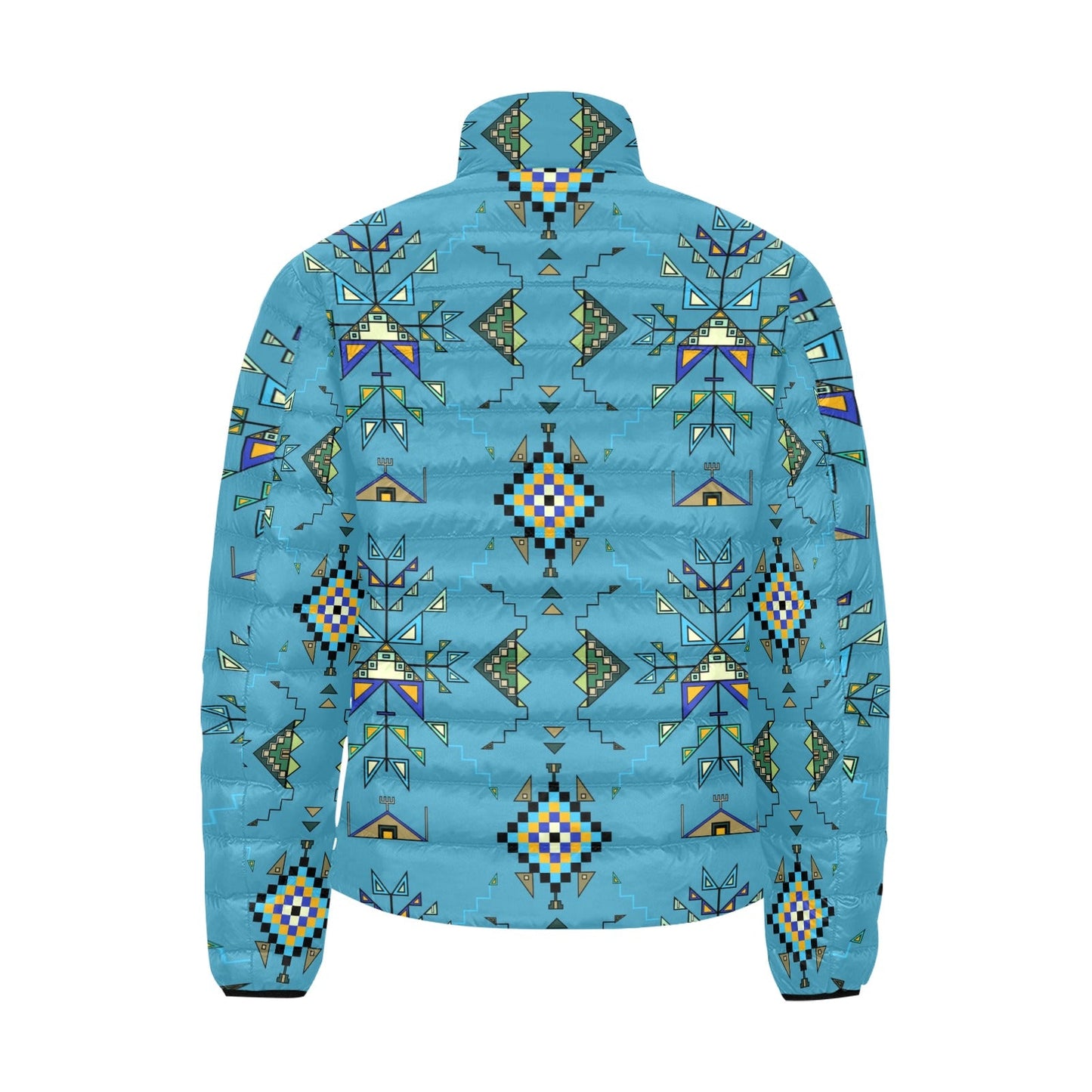 Bear Shield Blue Padded Jacket