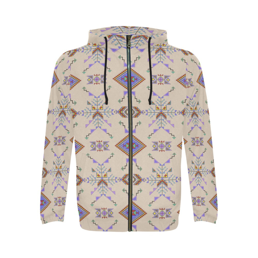 Buffalo Jump Hide Men's Zipper Hoodie