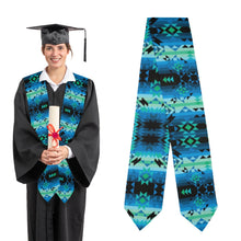 Load image into Gallery viewer, Green Star Graduation Stole
