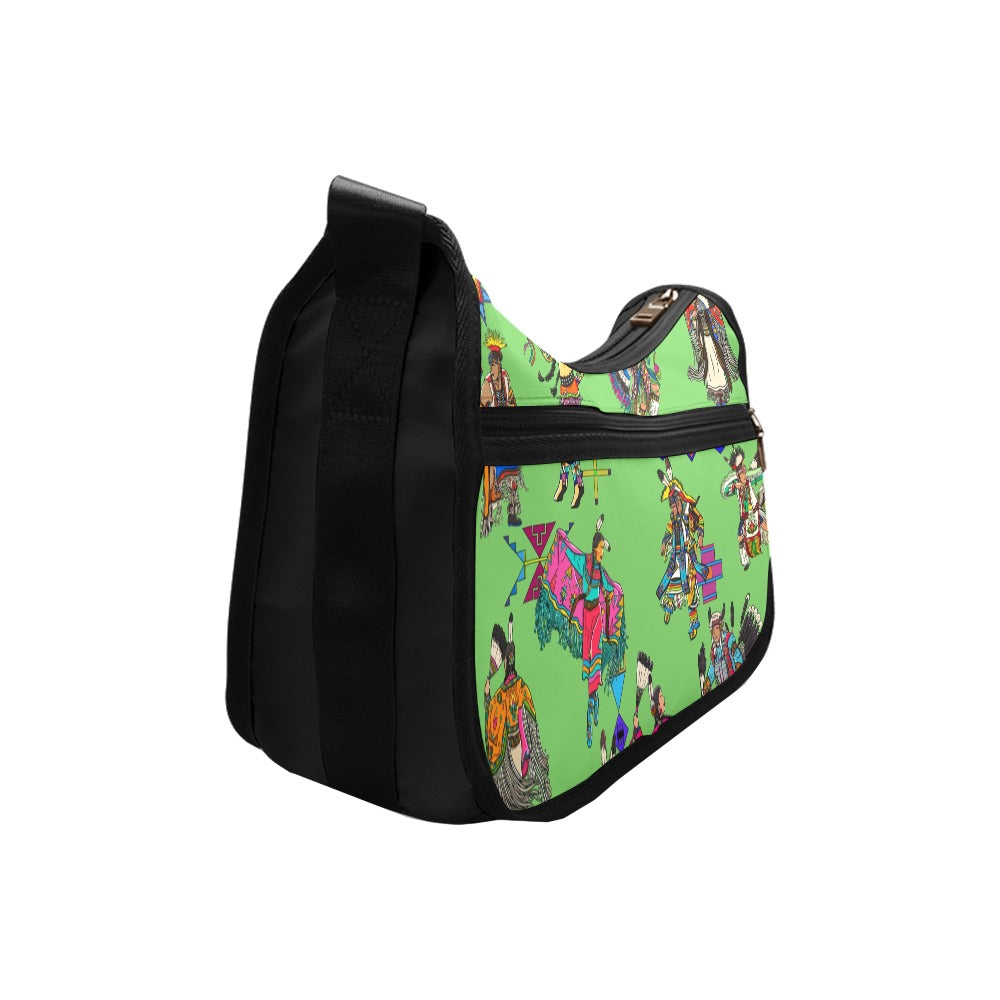 Grand Entry Dancers Grass Crossbody Bag