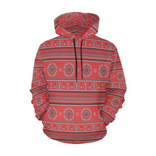 Load image into Gallery viewer, Evening Feather Wheel Blush Hoodie for Men
