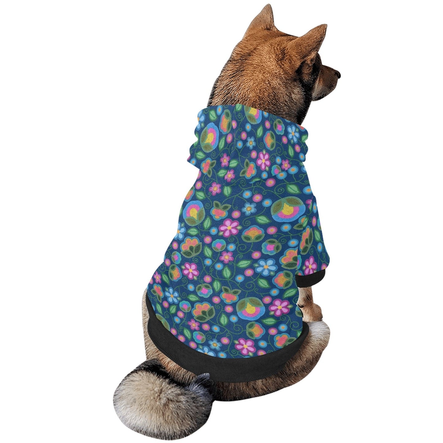 Turquoise Sunbeam Blue Pet Hoodie