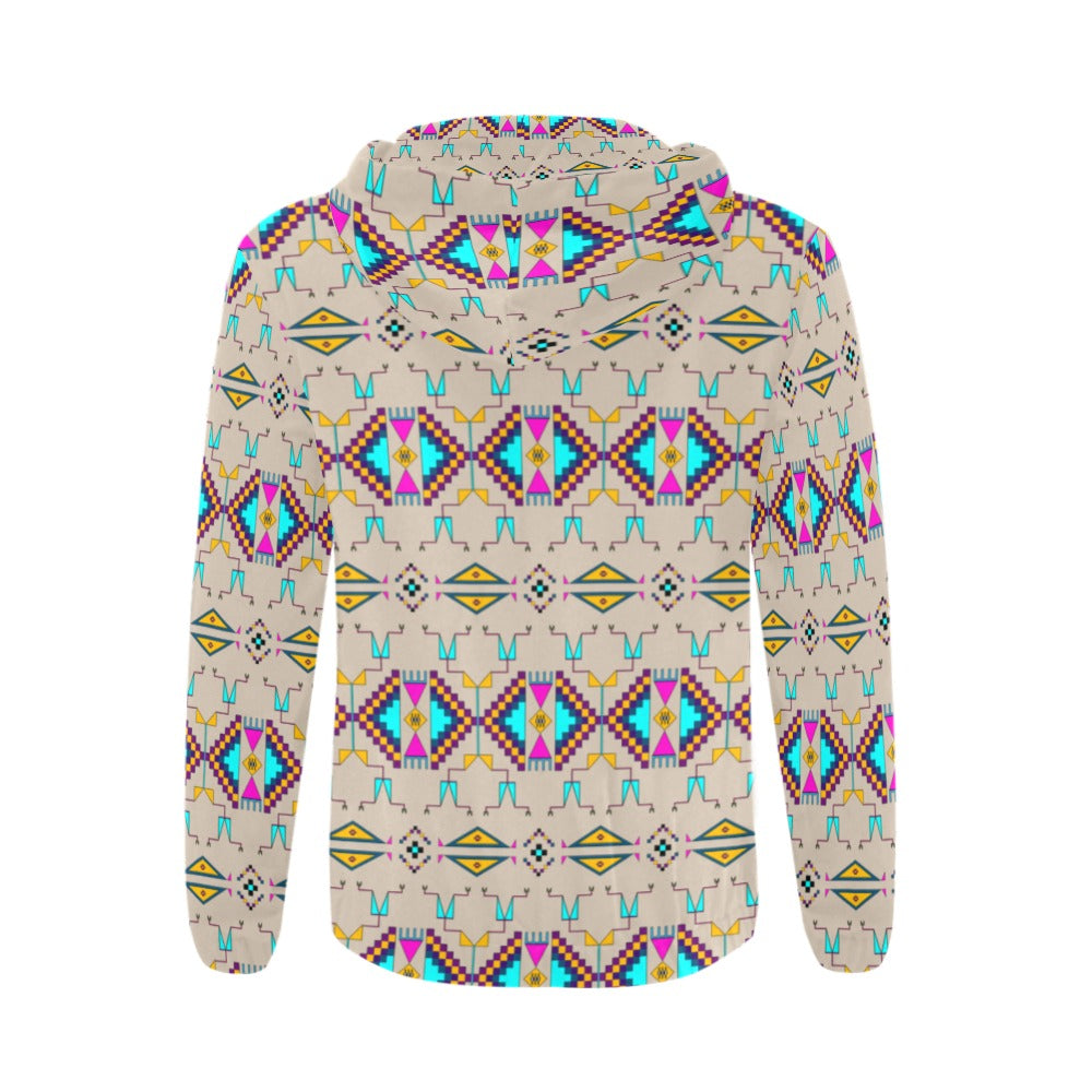 Rite of Passage Sand Men's Zipper Hoodie