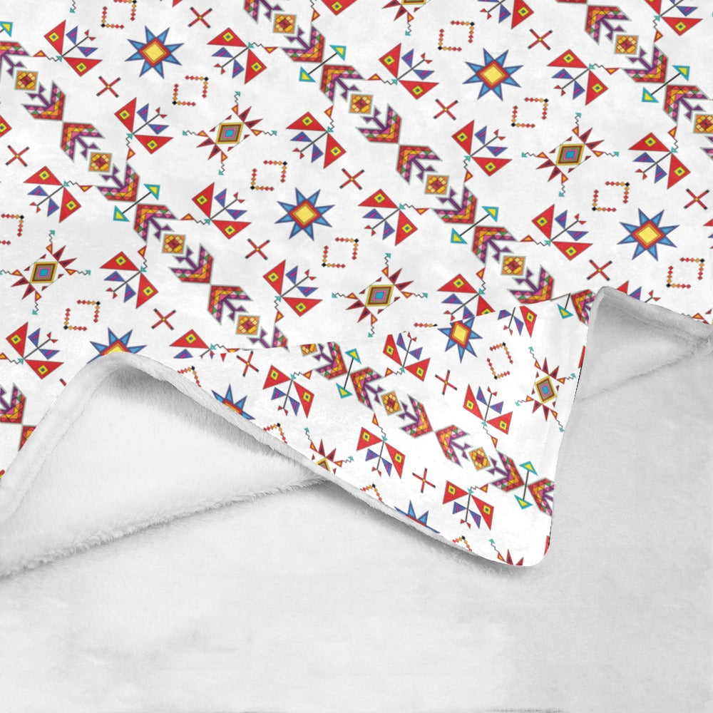 Scattered Generations White Ultra-Soft Micro Fleece Blanket 50"x60"