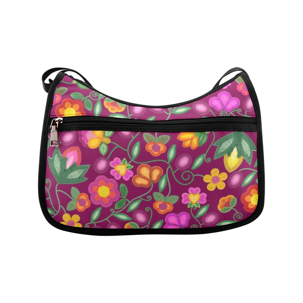 Boreal Bounty Dark Magenta Crossbody Bag