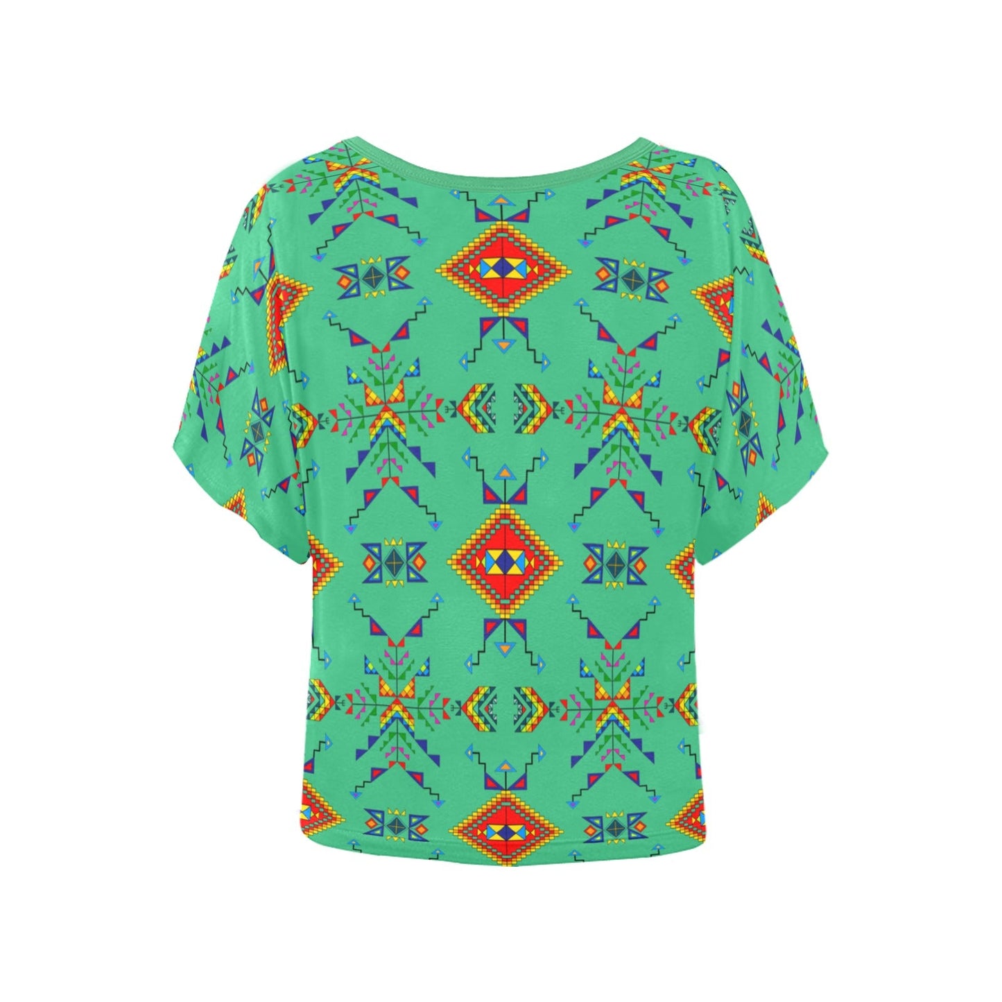 Buffalo Jump Sage Women's Batwing-Sleeved Blouse T shirt