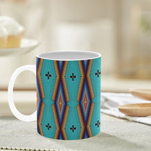 Load image into Gallery viewer, Diamond in the Bluff Turquoise Mug
