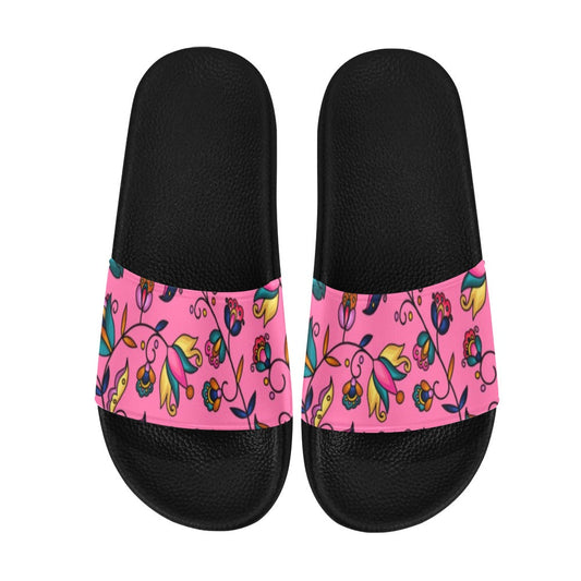 Copper Prairie Petals Pink Slide Sandals