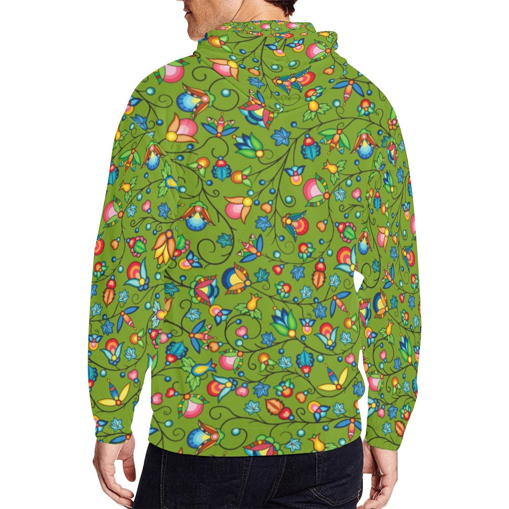 Prairie Plains Spirit Sweetgrass Men's Zipper Hoodie