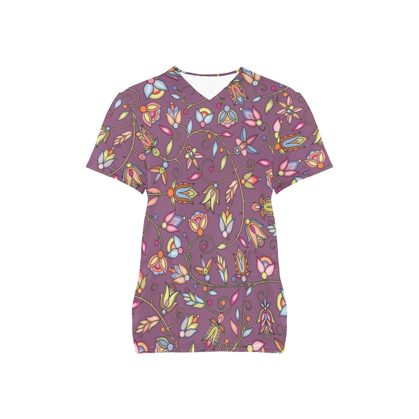 Buffalo Bloom Berry Bush Scrub Top