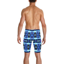 Load image into Gallery viewer, Force of Nature Winter Night Men&#39;s Knee Length Swimming Trunks
