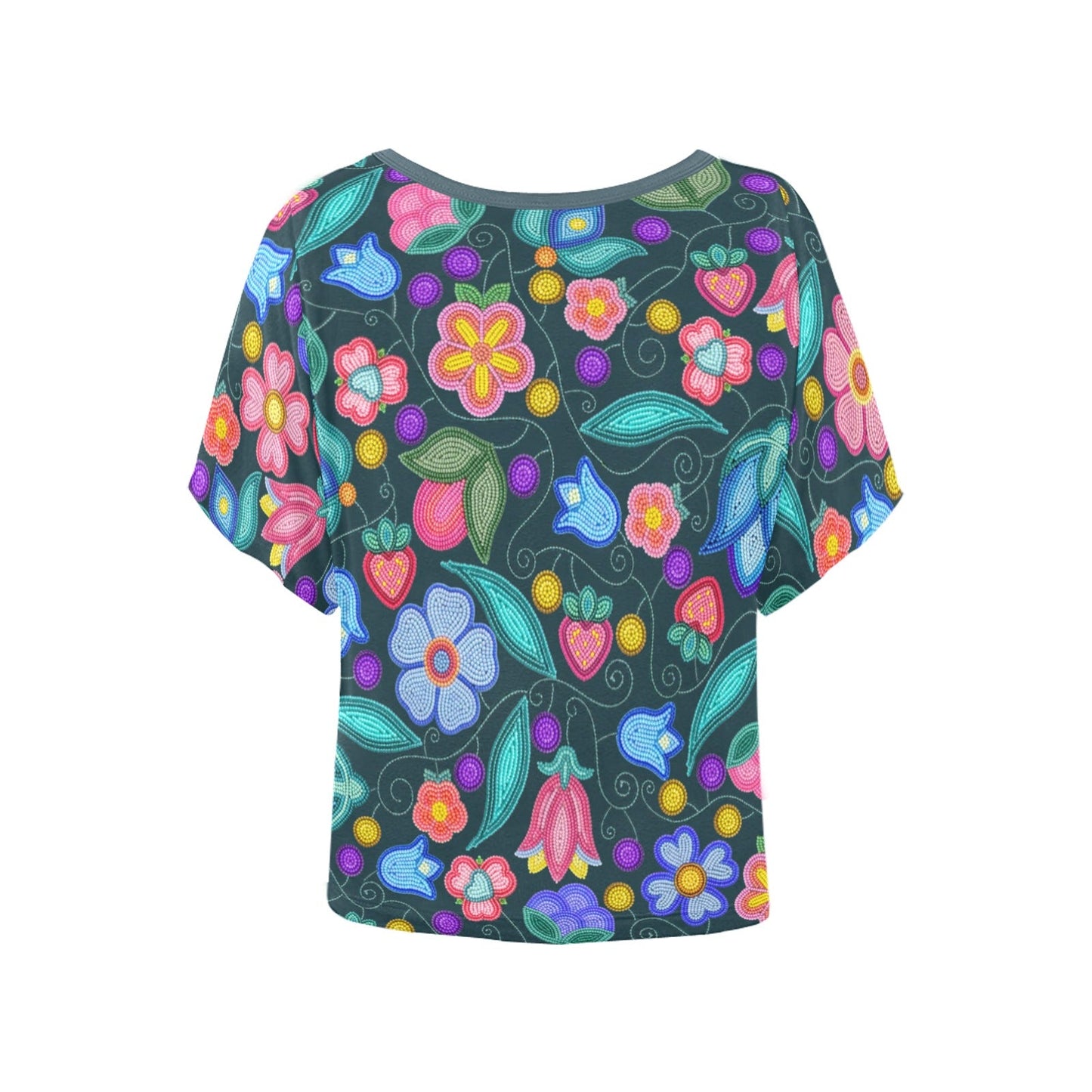 Sweet Offering Dark Teal Batwing Blouse
