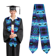 Load image into Gallery viewer, Blue Star Graduation Stole
